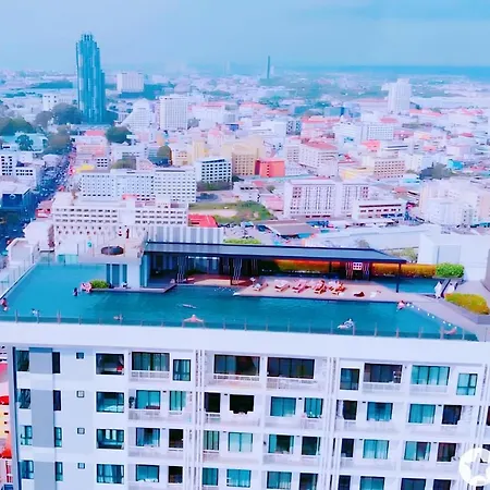 Amazing Infinity Pool Condo Next To The Beach Pattaya Exterior photo
